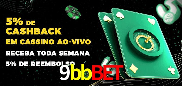Promoções do cassino ao Vivo 9bbbet